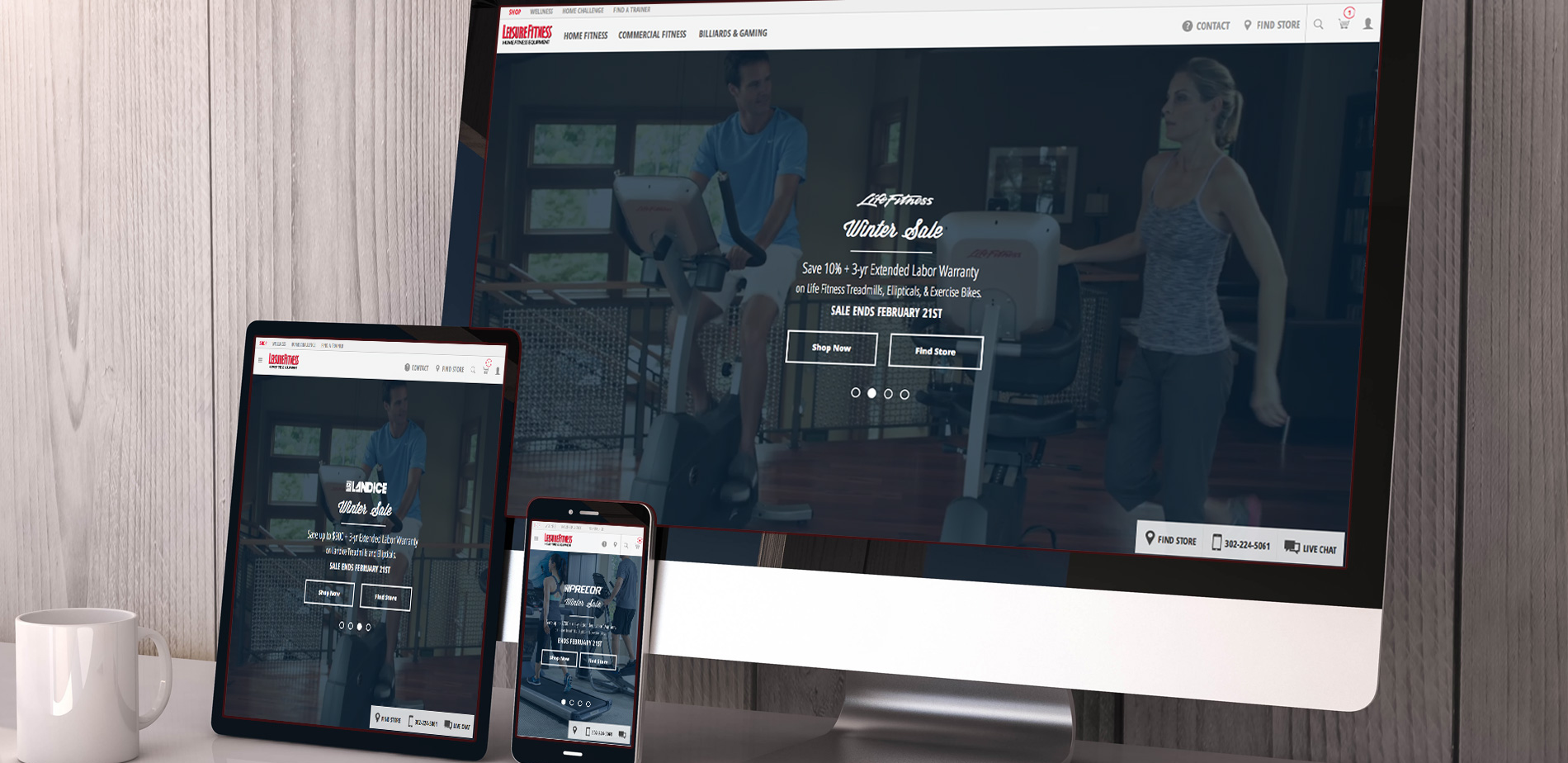 Web Application for Leisure Fitness